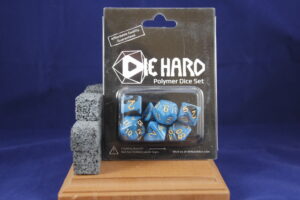Die Hard Dice: Blue/Black Marble
