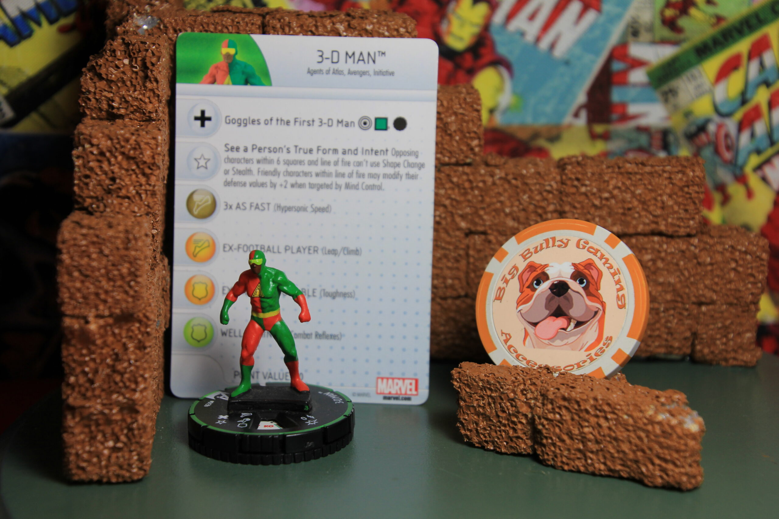 3-D Man #013b - Common - Prime - Big Bully Gaming Accessories