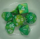 Toxic Soup – 7 Piece RPG Dice Set