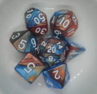 Water and Rust – 7 Piece RPG Dice Set